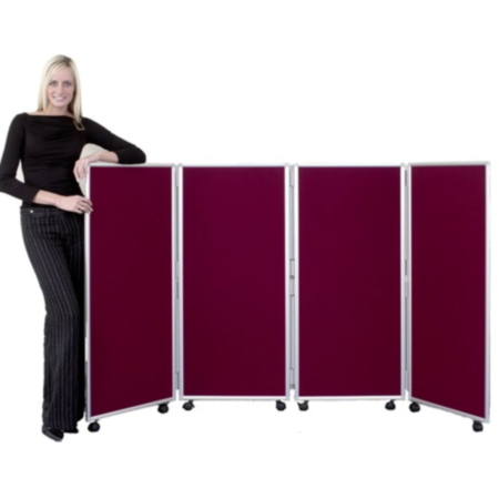 Concertina Mobile Folding Room Divider