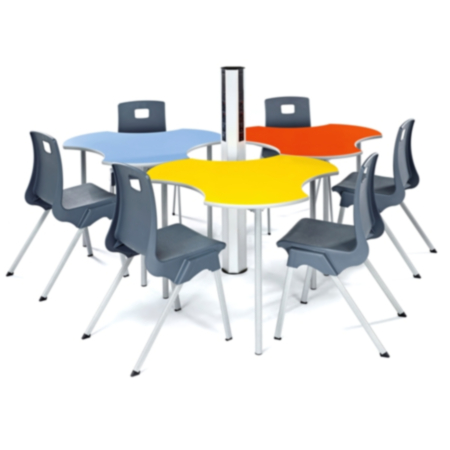 Metalliform Connect Modular Classroom Table