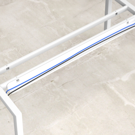 Connex Single Cable Tray 1200mm - Silver
