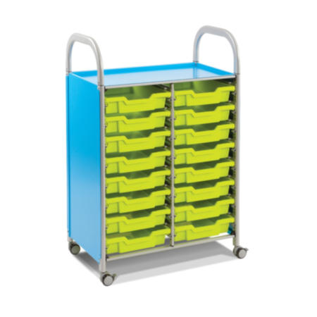 Gratnells Mobile Callero 16 Shallow Tray Trolley