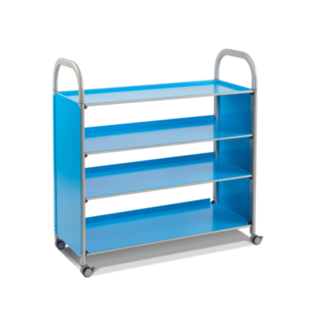 Mobile Callero Flat Shelf Classroom Storage Unit
