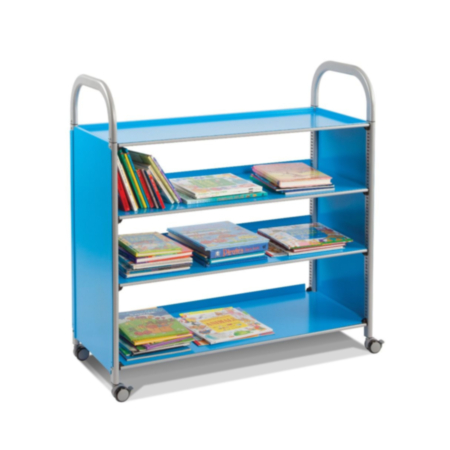 Mobile Callero Flat Shelf Classroom Storage Unit