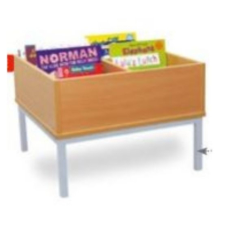 Early Years 4 Bay Wooden Kinderbox with Legs