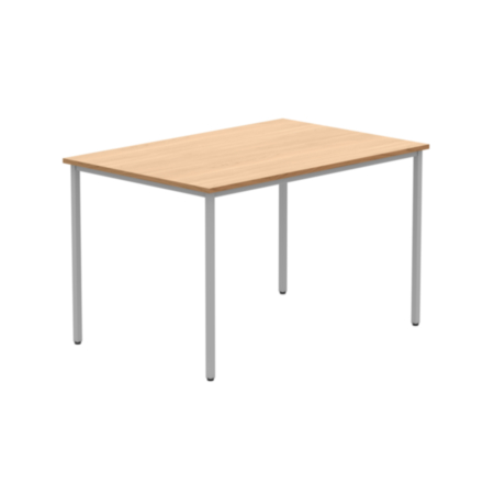 Office Rectangular Multi-Use Table | 1200X800 | Norwegian Beech/Silver