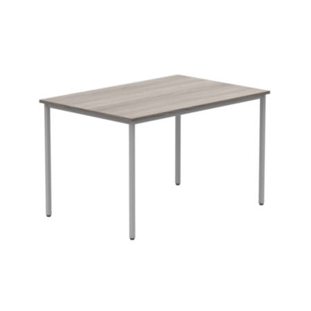 Office Rectangular Multi-Use Table | 1200X800 | Alaskan Grey Oak/Silver