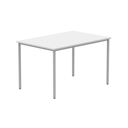 Office Rectangular Multi-Use Table | 1200X800 | Arctic White/Silver