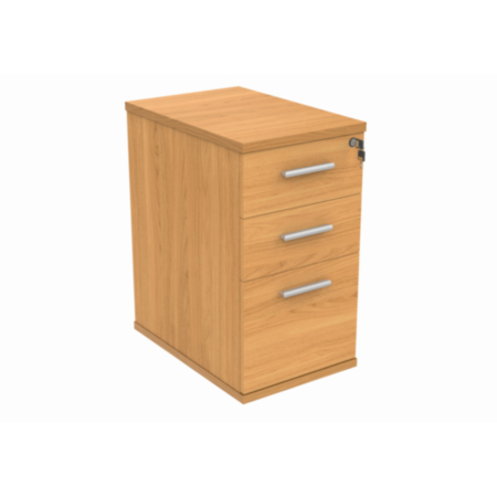 Desk High Office Storage Unit | 600 Deep | Norwegian Beech