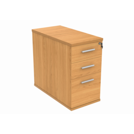 Desk High Office Storage Unit | 800 Deep | Norwegian Beech