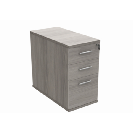 Desk High Office Storage Unit | 800 Deep | Alaskan Grey Oak
