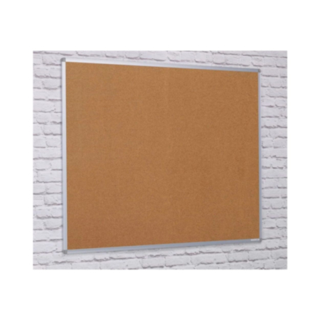 Cork Wall Mounted Notice Board with Aluminium Frame