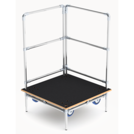 Modular Stage Standard Corner Guard Rails (Left and Right)