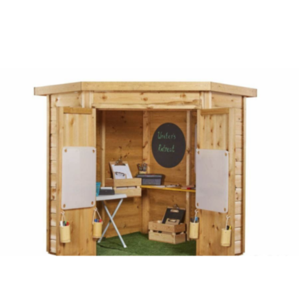 Outdoor Wooden Writer&#039;s Retreat Shed