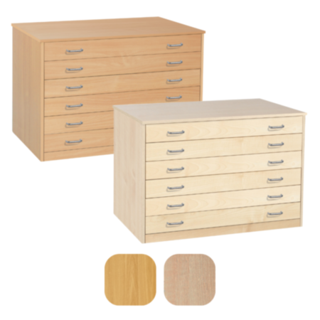 A1 Paper Static Wooden Storage Unit
