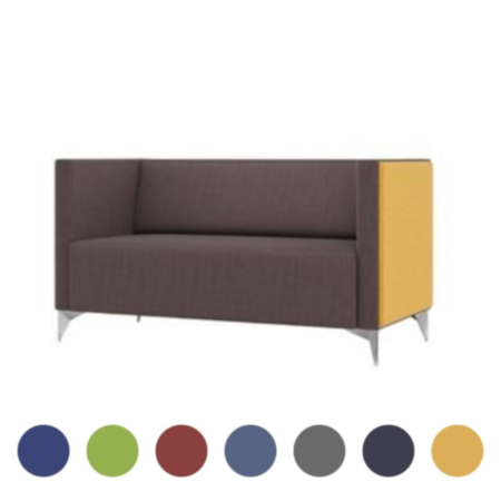 Meg 2 Seater Low Back Sofa Meeting Booth