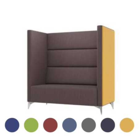 Meg 3 Seater High Back Sofa Meeting Booth