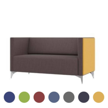 Meg 3 Seater Low Back Sofa Meeting Booth