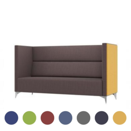 Meg 3 Seater Medium Back Sofa Meeting Booth