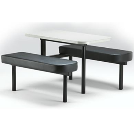 Bobby Upholstered 2 Seater Bench Fast Food Unit