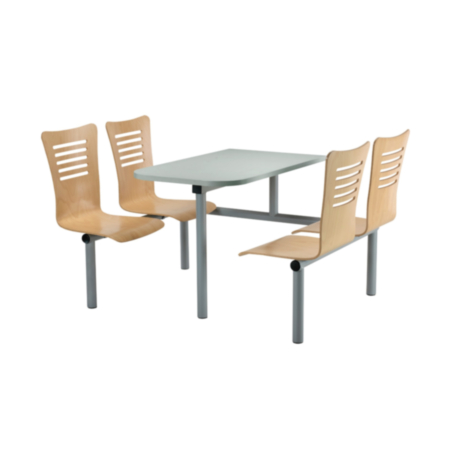 Milan 2 Seater Fast Food Seating Unit 
