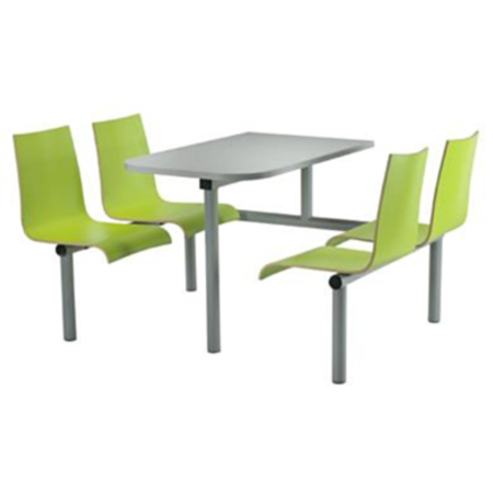 Rome 2 Seater Fast Food Seating Unit 