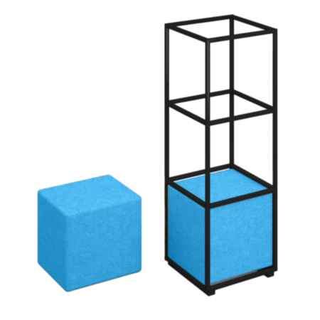 Flux Modular Storage Single Cube Seat 
