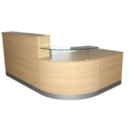 Curved Complete Reception Counter