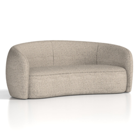 Duchess Curved Cream Boucle Sofa