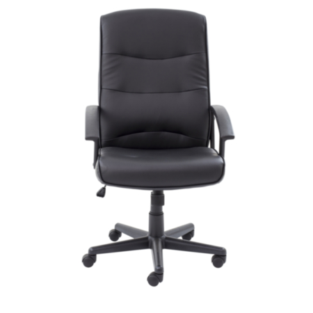 Canasta II Black PU Leather Executive Office Chair 