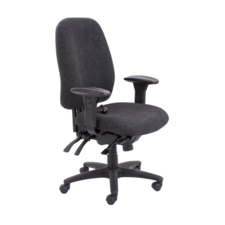 Vista High Back Ergonomic Office Chair - Charcoal