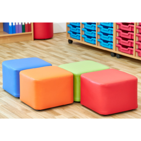 Early Years Large Cube Foam Seat- Set of 4