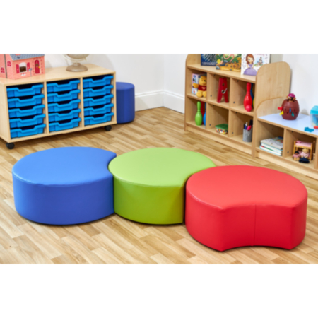 Acorn Primary Classroom Large Bite Foam Seats Set of 3