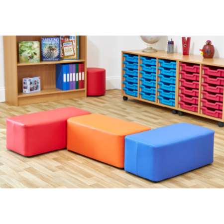 Acorn Primary Classroom Beam Foam Seats- Set of 3