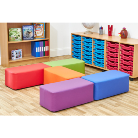 Acorn Primary Classroom Beam Foam Seats- Set of 5