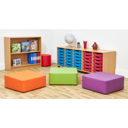Acorn Primary Classroom Large Square Foam Seats- Set of 3