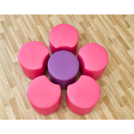 Acorn Primary Classroom Flower Set- 5 Petals and a Dot Seat