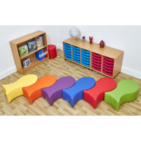 Early Years Fish Foam Seats- Set of 6