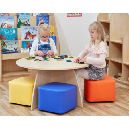 Early Years Activity Table with 4 Cube Seats