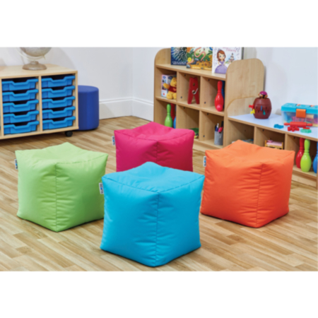 Acorn Bean Cube Classroom Seats- Set of 4
