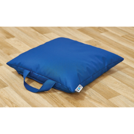 Acorn Classroom Square Floor Bean Cushions Set of 8- with Trolley