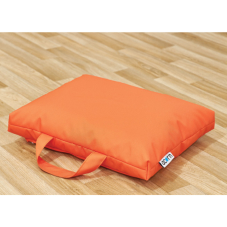 Acorn Classroom Wide Deep Classroom Floor Bean Cushions with Carry Handle- Set of 8