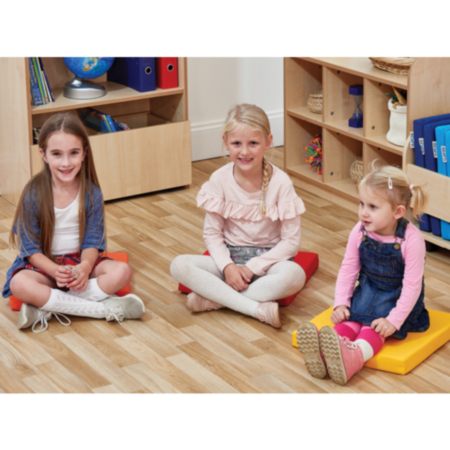 Acorn Classroom Square Foam Seat Pad- Set of Twenty 