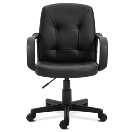 Delph Office Medium Back Leather Effect Executive Armchair