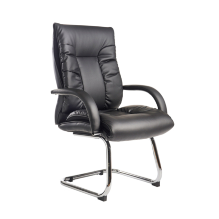 Derby High Back Faux Leather Visitor Office Chair