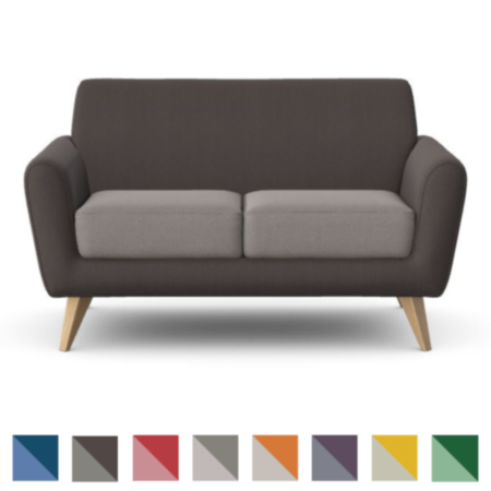 Detroit Office Reception Two-Seater Sofa