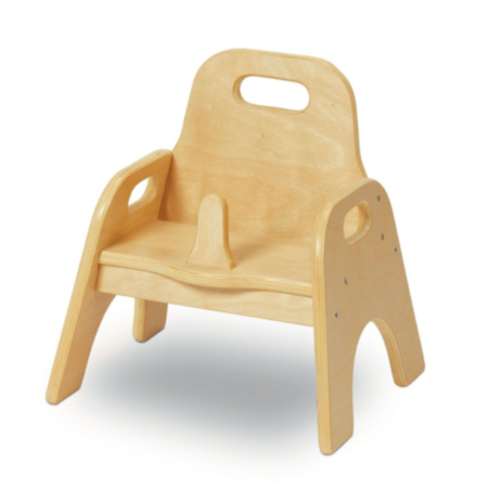 Millhouse Early Years Wooden Sturdy Chairs with Pommel - Pack of 2
