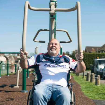 Accessible Combi Outdoor Fitness Equipment
