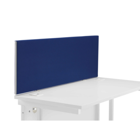 Magnum Straight Upholstered Desk Screen- 1200mm - Blue