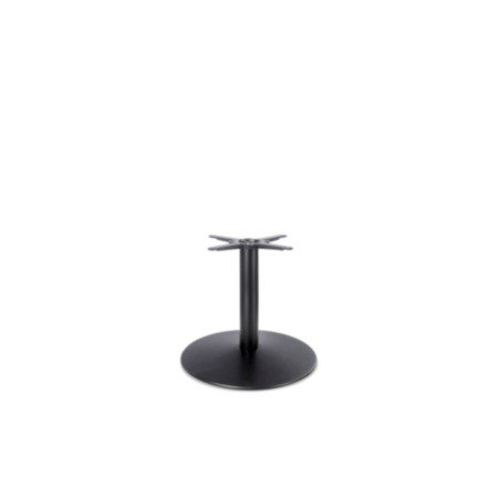 Dome Black Cast Iron Medium Cafe Bistro Table Base - 5 Heights