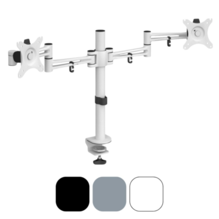 Luna Double Flat Screen Monitor Arm