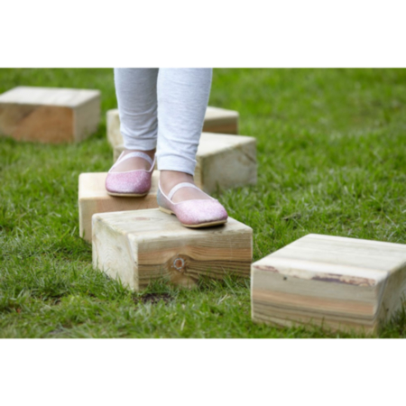 Millhouse Early Years Outdoor Stepping Blocks - Set of 4